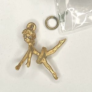 House of Bovani gold tone ballerina charm